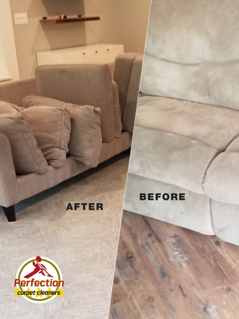 cleaning furniture before and after